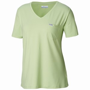 Columbia PFG Reel Relaxed™ Pocket Tee Dam LjusGröna (BTIXE5792)